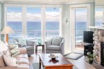 Whalers View, Gorgeous Views from Your Oceanfront Living Room with Cozy Fireplace